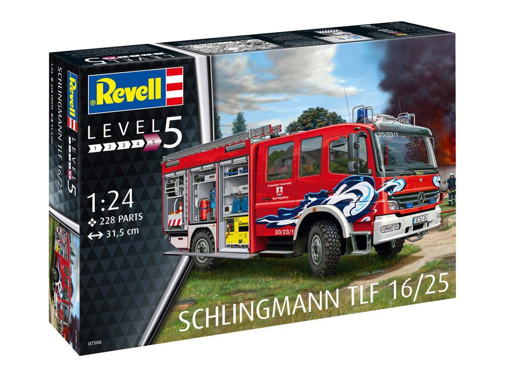 Revell 7586 Schlingmann TLF 16-25 Fire Engine 1:24 Model Kit