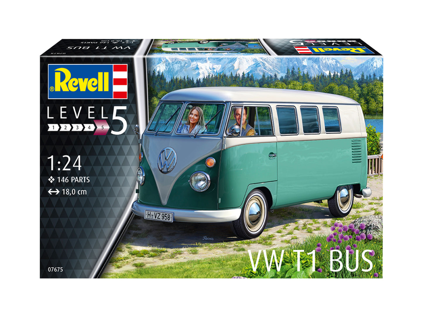 Revell 7675 VW T1 Bus Delivery 1:24 Model Kit