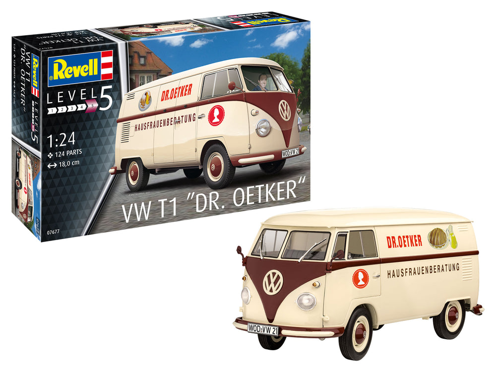 Revell 7677 VW/Volkswagen T1 'Dr. Oetker' 1:24 Model Kit