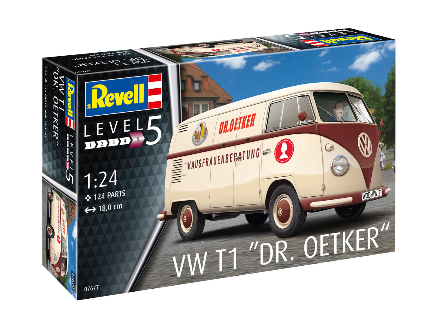 Revell 7677 VW/Volkswagen T1 'Dr. Oetker' 1:24 Model Kit