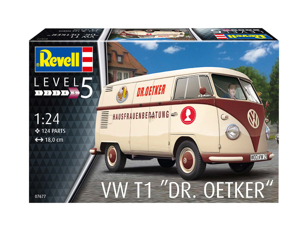 Revell 7677 VW/Volkswagen T1 'Dr. Oetker' 1:24 Model Kit