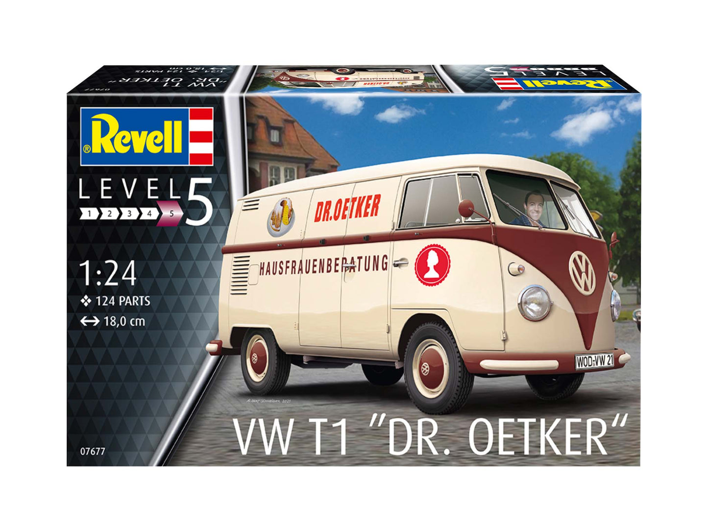 Revell 7677 VW/Volkswagen T1 'Dr. Oetker' 1:24 Model Kit