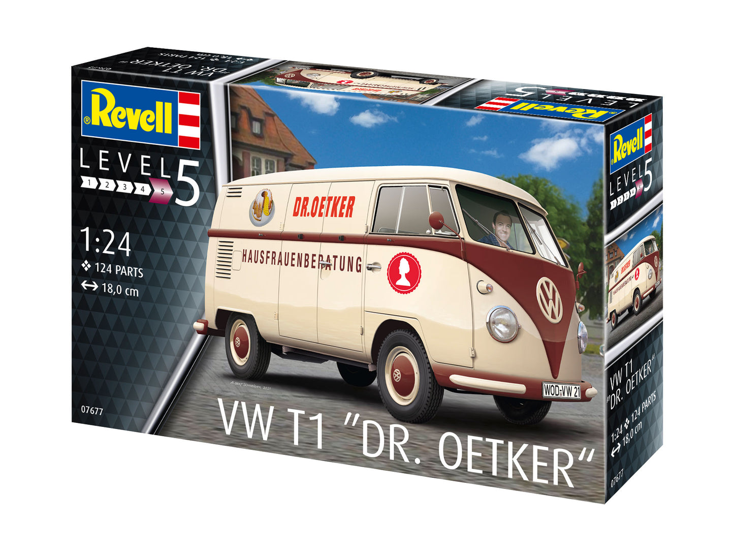 Revell 7677 VW/Volkswagen T1 'Dr. Oetker' 1:24 Model Kit