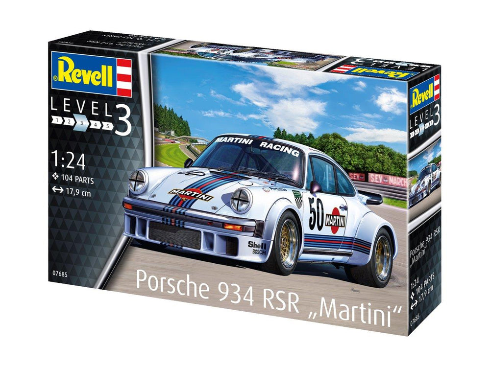 Revell 7685 Porsche 934 RSR Martini 1:24 Model Kit