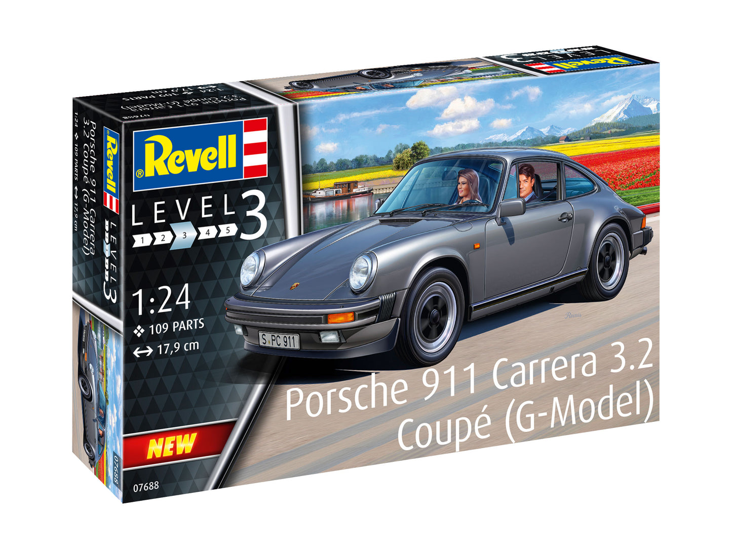 Revell 7688 Porsche 911 Carrera 3.2 G Model Coupe 1:24 Model Kit