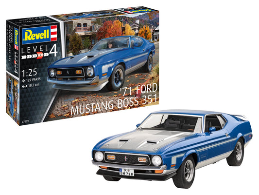 Revell 7699 '71 Ford Mustang Boss 351 1:25 Model Kit