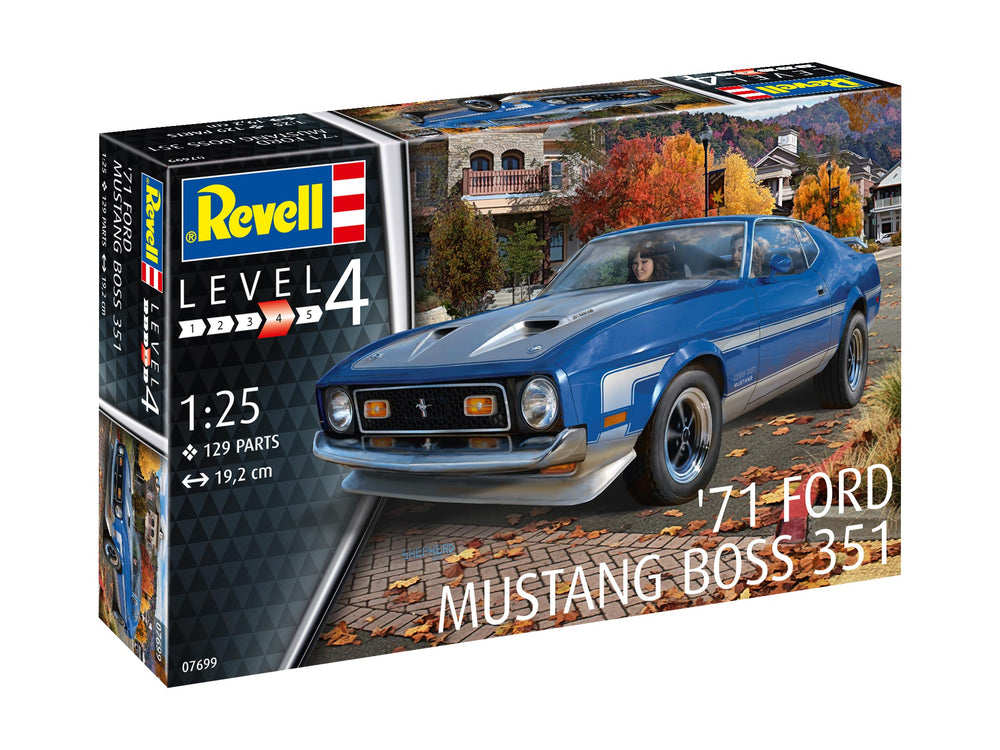 Revell 7699 '71 Ford Mustang Boss 351 1:25 Model Kit