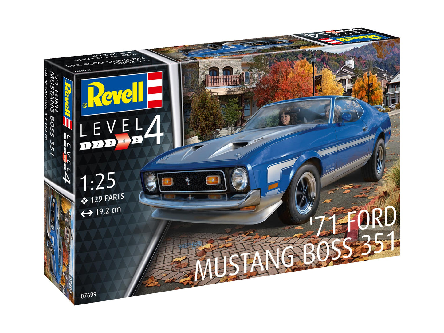 Revell 7699 '71 Ford Mustang Boss 351 1:25 Model Kit