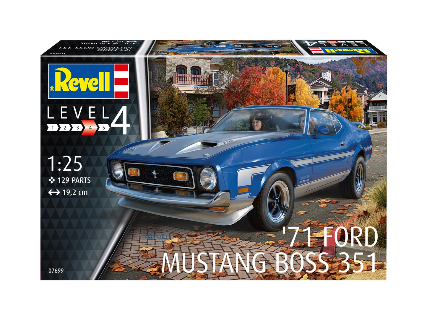Revell 7699 '71 Ford Mustang Boss 351 1:25 Model Kit