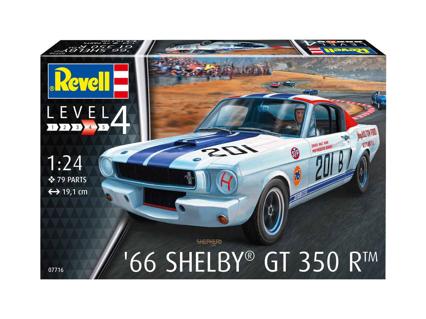 Revell 7716 1965 Shelby Mustang GT 350R 1:24 Model Kit