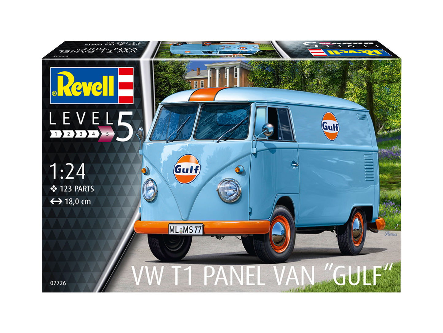Revell 7726 VW T1 Panel Van 1:24 Model Kit