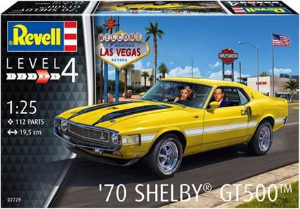 Revell 7729 1970 Shelby Mustang GT500 1:25 Model Kit