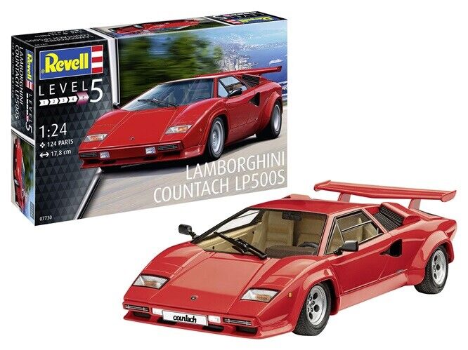 Revell 7730 Lamborghini Countach LP500S 1:25 Model Kit
