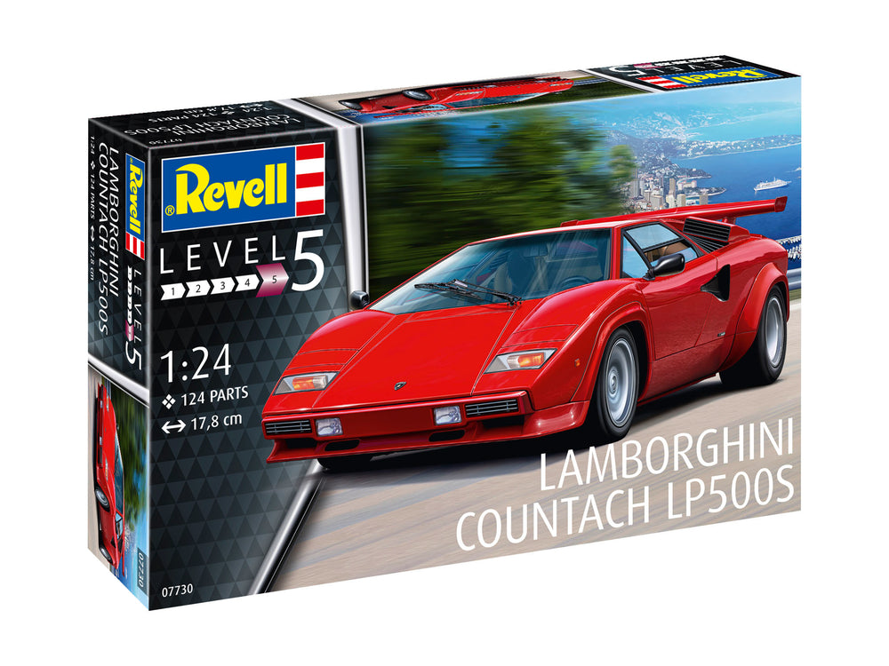 Revell 7730 Lamborghini Countach LP500S 1:25 Model Kit