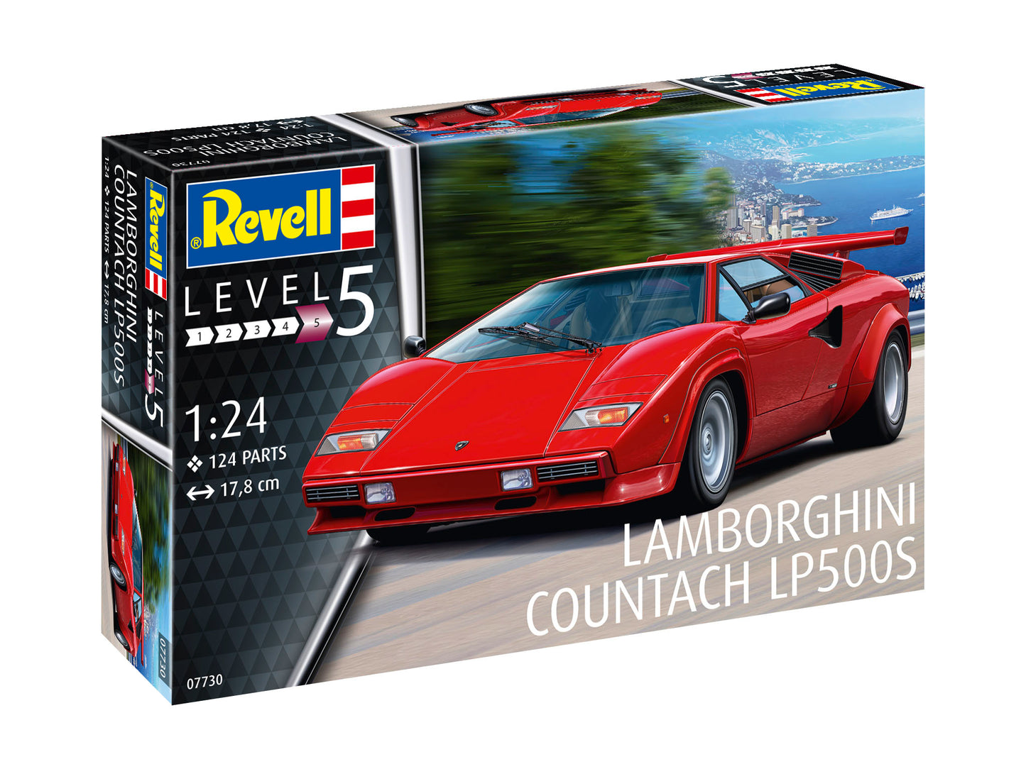 Revell 7730 Lamborghini Countach LP500S 1:25 Model Kit