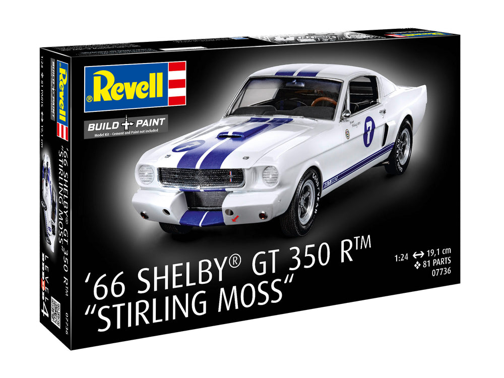 Revell 7736 1966 Shelby GT 350 R "Stirling Moss" 1:24 Model Kit