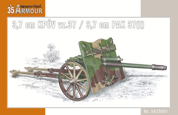 Special Armour SA35001 1:35 Kanon 3,7 cm KPUV vz.37
