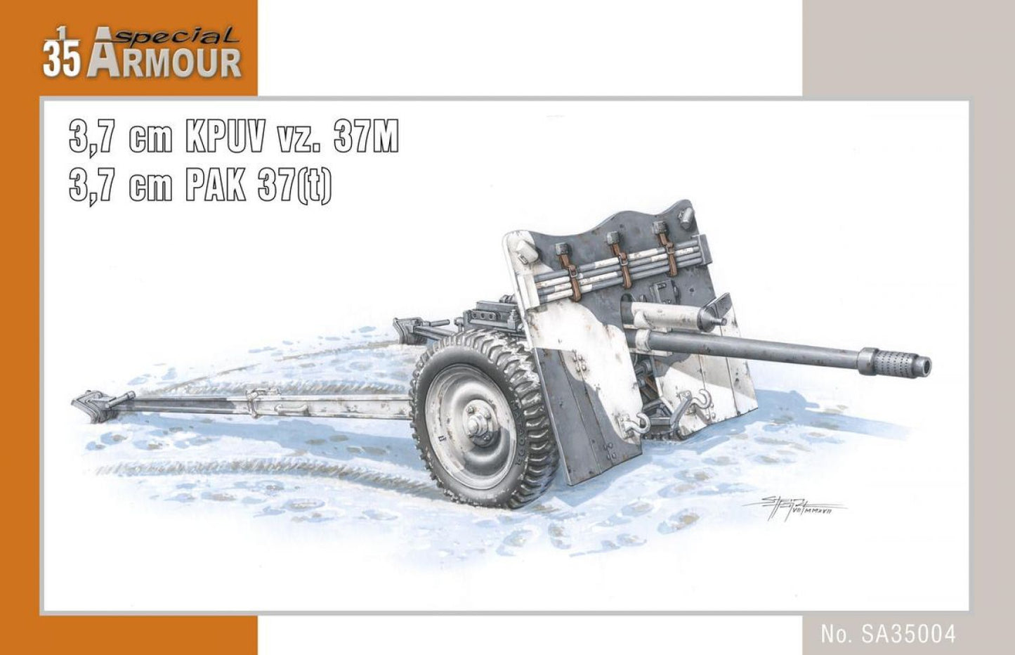 Special Armour SA35004 1:35 kanon 3,7 cm KPUV vz.37M / 3,7 cm Pak M 37