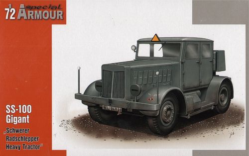 Special Armour SA72001 1:72 SS-100/ST-100W Hanomag tow tractor.