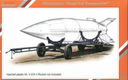 Special Armour SA72009 1:72 Vidawagen Street V-2 rocket transporter