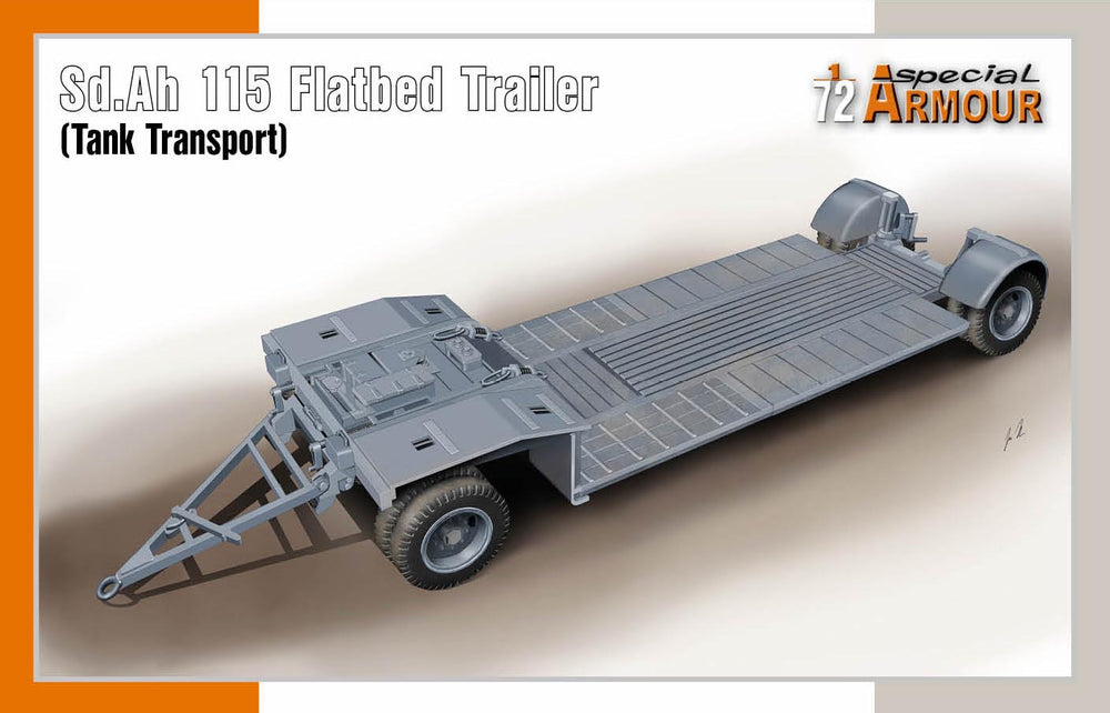 Special Armour SA72022 1:72 Sd.Ah 115 German tank transport trailer