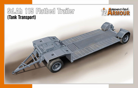 Special Armour SA72022 1:72 Sd.Ah 115 German tank transport trailer