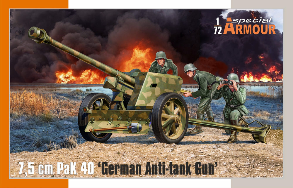 Special Armour SA72025 1:72 7,5 cm PaK 40 'German Anti-tank Gun'