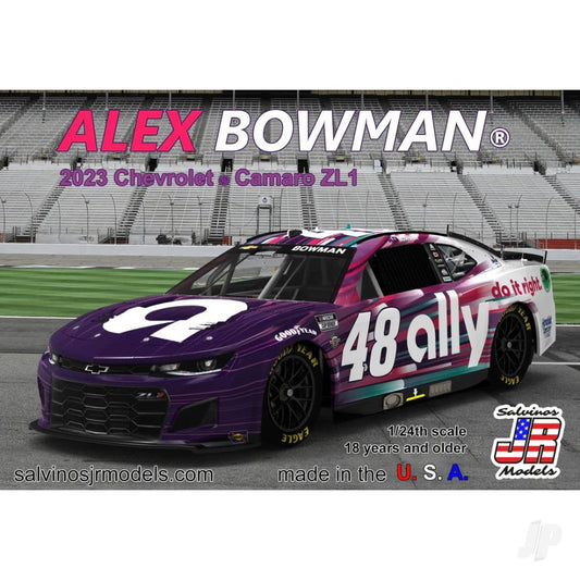 Salvinos JR Hendrick Motorsports Alex Bowman 2023 Camaro Primary 1:24 Model Kit