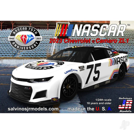 Salvinos JR NASCAR 75th Diamond Anniversary 2023 Camaro 1:24 Model Kit