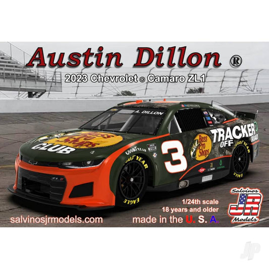 Salvinos JR Richard Childress Racing Austin Dillon Camaro "Bass Pro Shop" 1:24 Model Kit