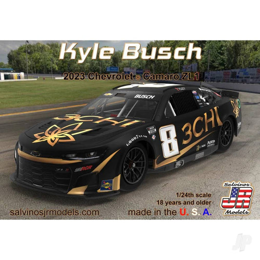 Salvinos JR Richard Childress Racing Kyle Busch 2023 Camaro Prim. 1:24 Model Kit