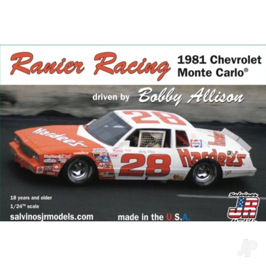 Salvinos JR Ranier Racing 1981 Monte Carlo Bobby Allison 1:24 Model Kit