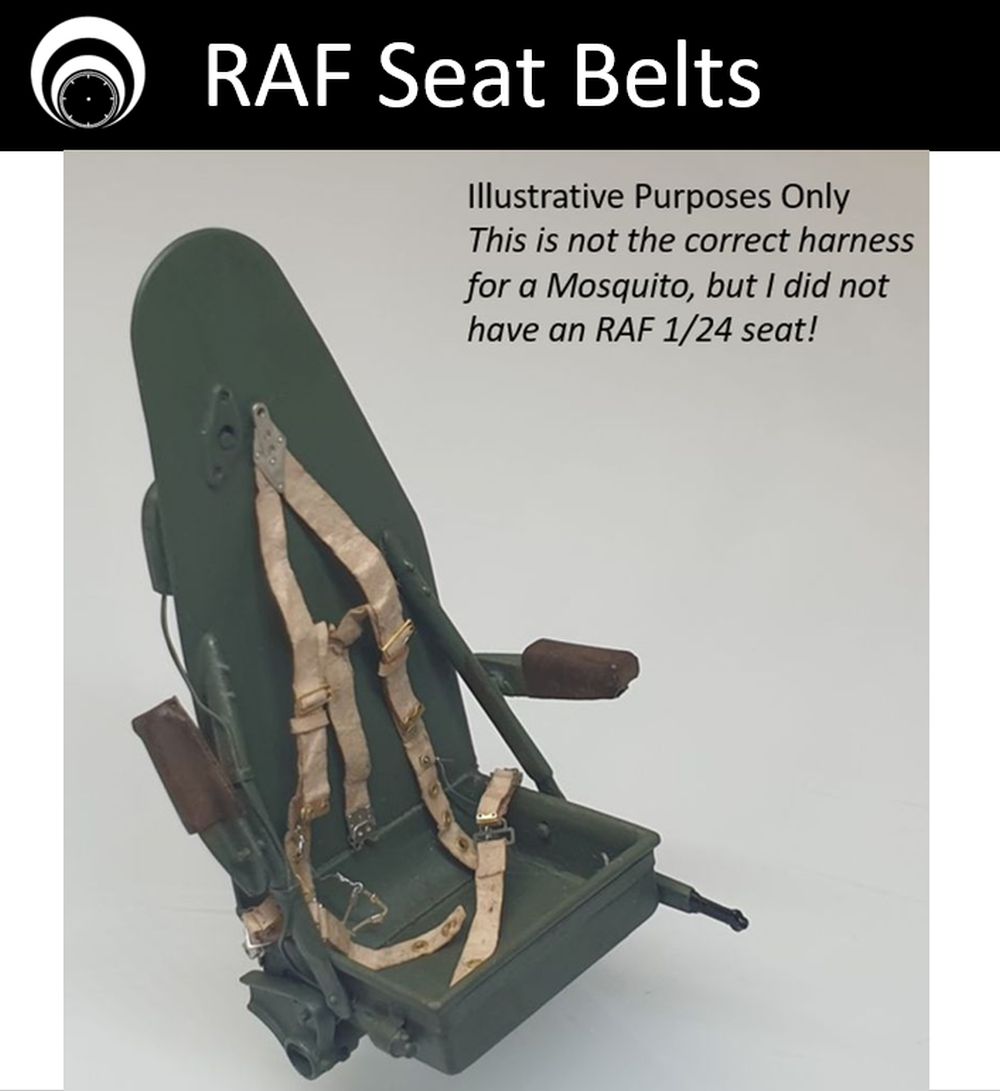 Airscale ASSB24QK 1:24 RAF seatbelts WWII