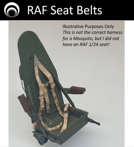 Airscale ASSB24QK 1:24 RAF seatbelts WWII