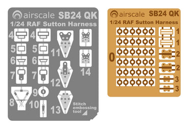 Airscale ASSB24QK 1:24 RAF seatbelts WWII