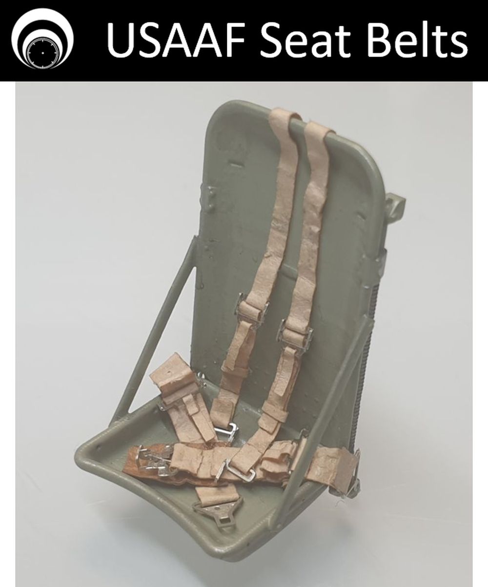 Airscale ASSB24US 1:24 USAAF seatbelts WWII