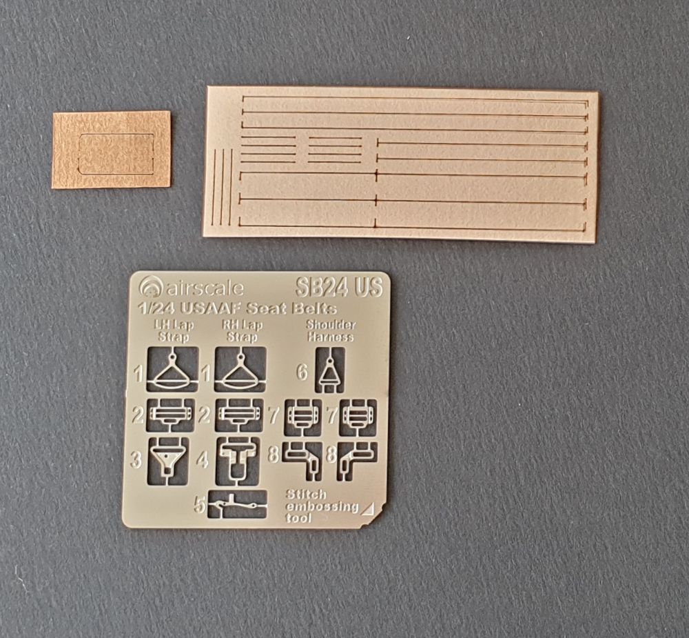 Airscale ASSB24US 1:24 USAAF seatbelts WWII