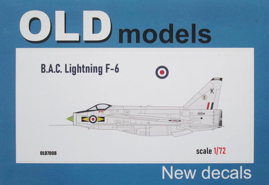 Sabre Kits SBK-OLD7008 1:72 BAC/EE Lighting F.6