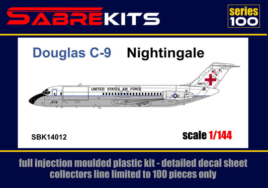 Sabre Kits SBK14012 1:144 Douglas C-9 Nightingale ex-Fly, new decals