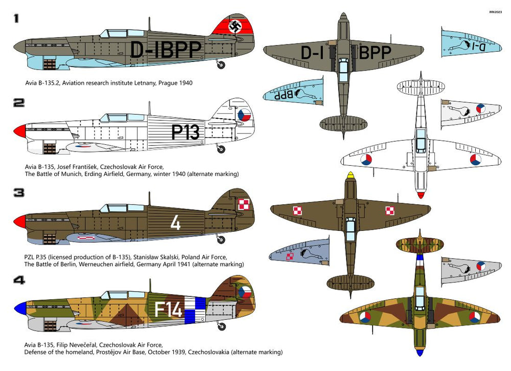Sabre Kits SBK4007 1:48 Avia B-135