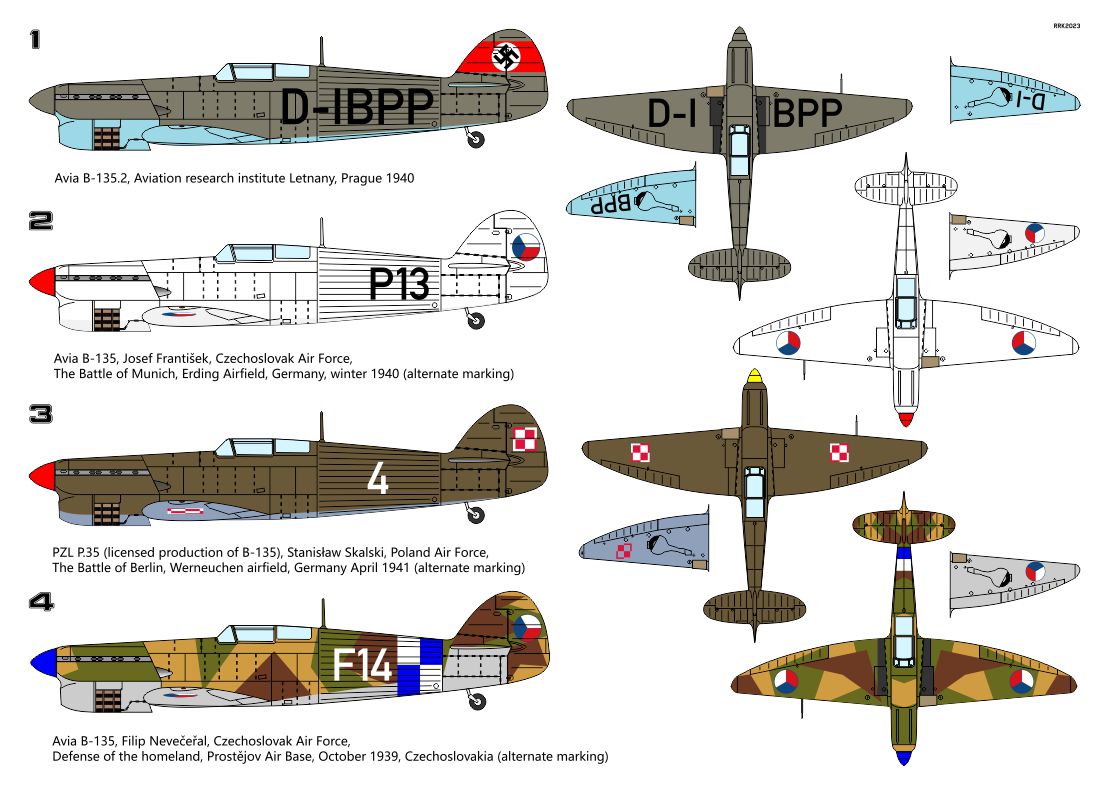 Sabre Kits SBK4007 1:48 Avia B-135