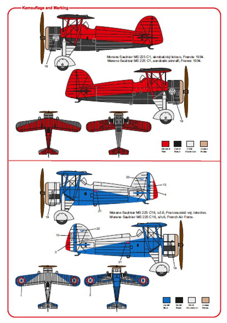 Sabre Kits SBK7007 1:72 Morane-Saulnier MS.225