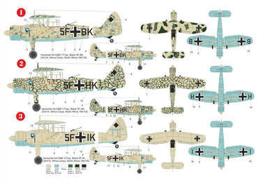 Sabre Kits SBK7012 1:72 Henschel Hs-126 'In Africa'