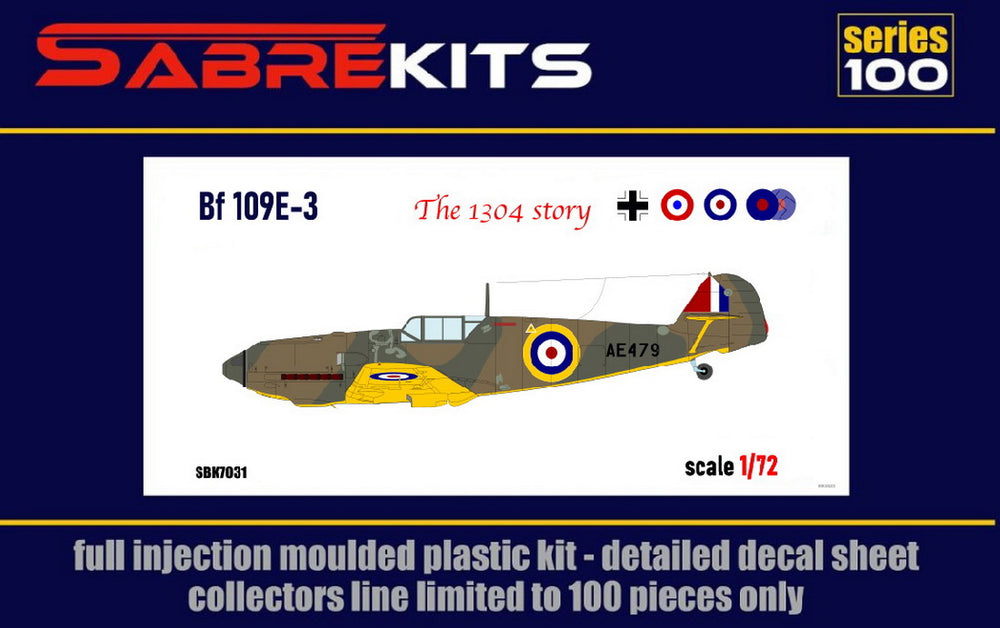 Sabre Kits SBK7031 1:72 Messerschmitt Bf-109E-3