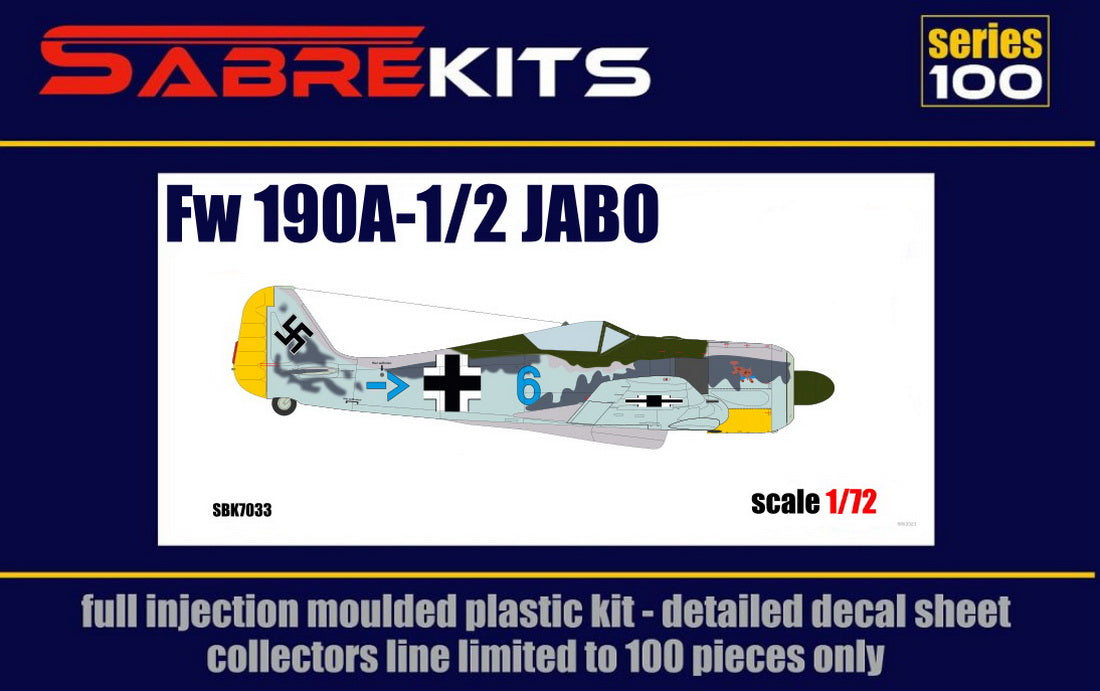 Sabre Kits SBK7033 1:72 Focke-Wulf Fw-190A-1/2 Jabo ex-AZ Models new