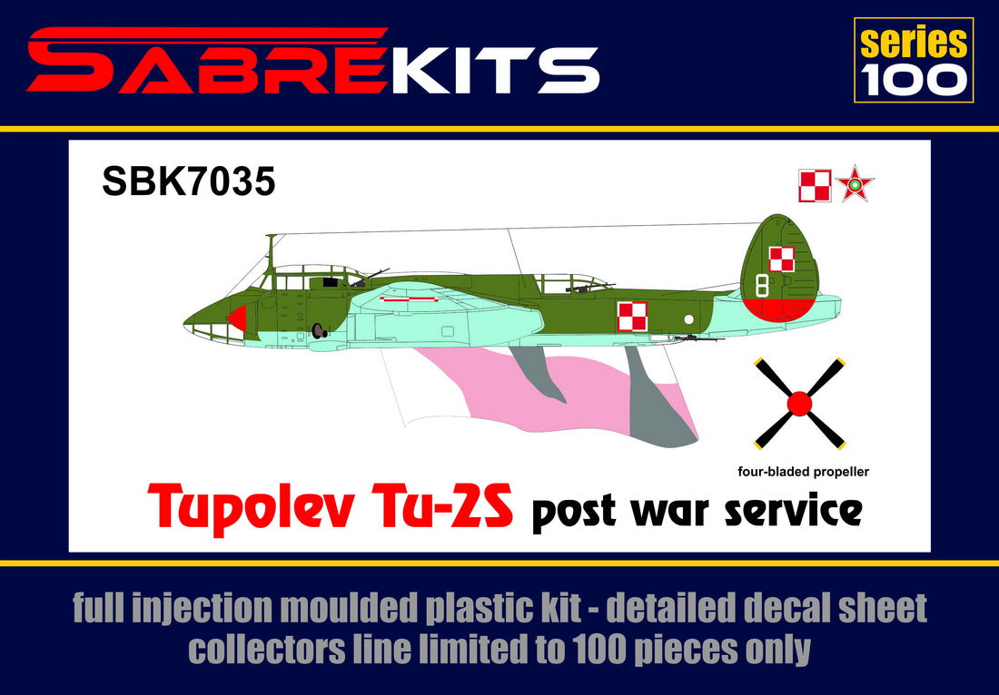 Sabre Kits SBK7035 1:72 Tupolev Tu-2S