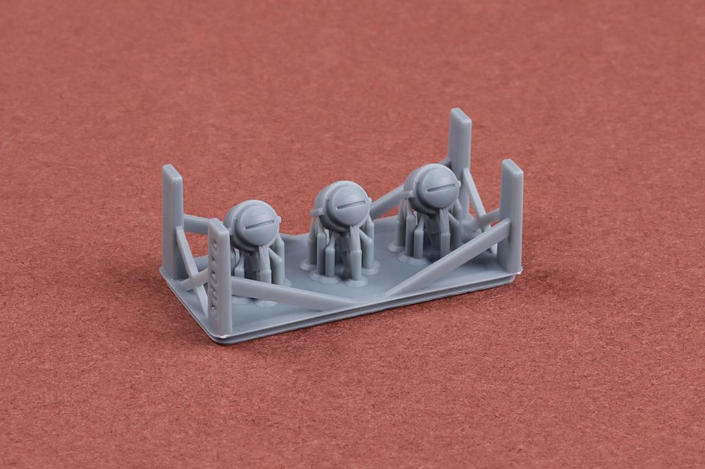 SBS Model SBS3D016 1:35 German Panzer Headlight WWII x 3