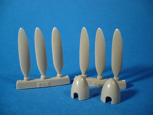 SBS Model SBS48005 1:48 Heinkel He-219A-7 'Uhu' short spinner and propeller set