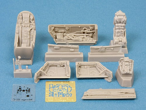 SBS Model SBS48014 1:48 Dassault_Mirage III cockpit and wheel bays