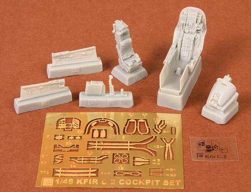 SBS Model SBS48043 1:48 IAI Kfir C-2 cockpit set